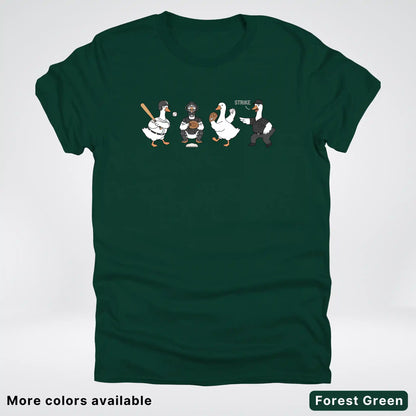 Baseball Goose Squad – Funny Baseball Goose Graphic T-Shirt
