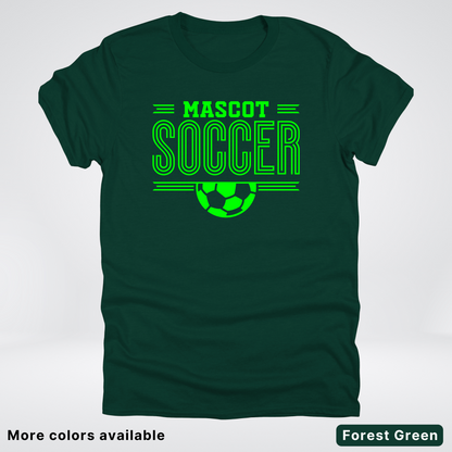 Custom Mascot – Green Design 21 - Soccer T-Shirt
