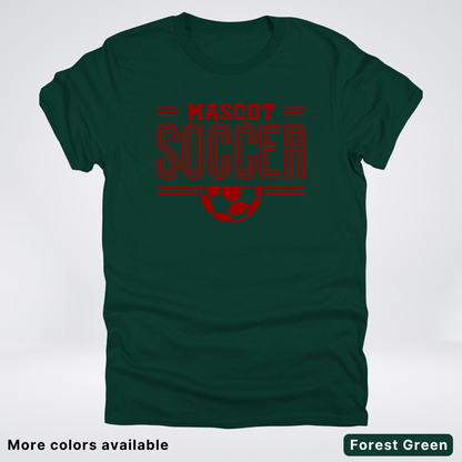 Custom Mascot – Maroon Design 24 - Soccer T-Shirt