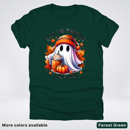 Give Em Pumpkin Ghost To Talk About - T-Shirt