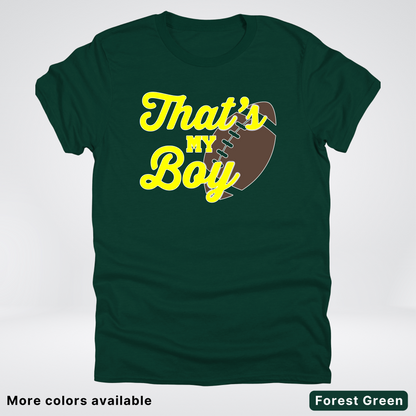 That's My Boy - Yellow Design - Football - T-Shirt