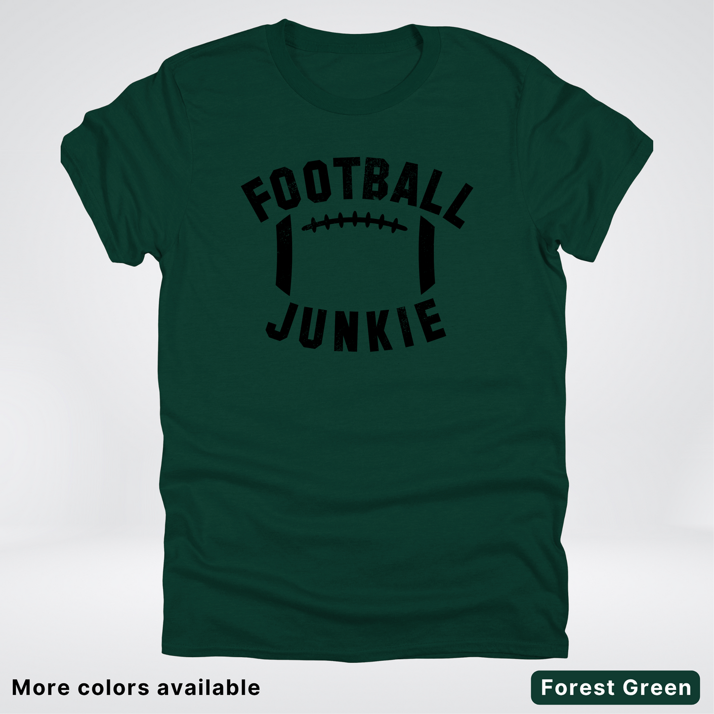 Football Junkie – Black Design - T-Shirt
