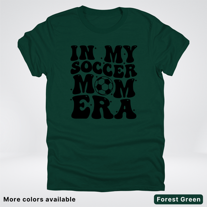 In My Soccer Mom Era – Black Design - T-Shirt