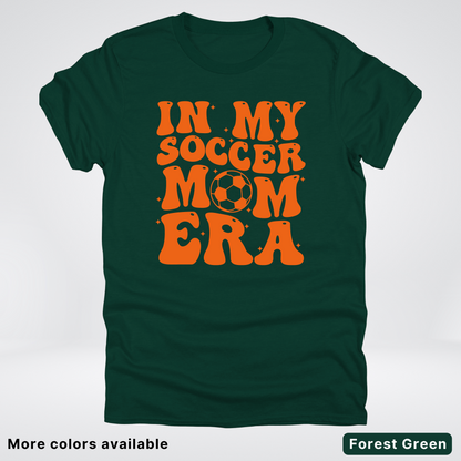 In My Soccer Mom Era – Orange Design - T-Shirt