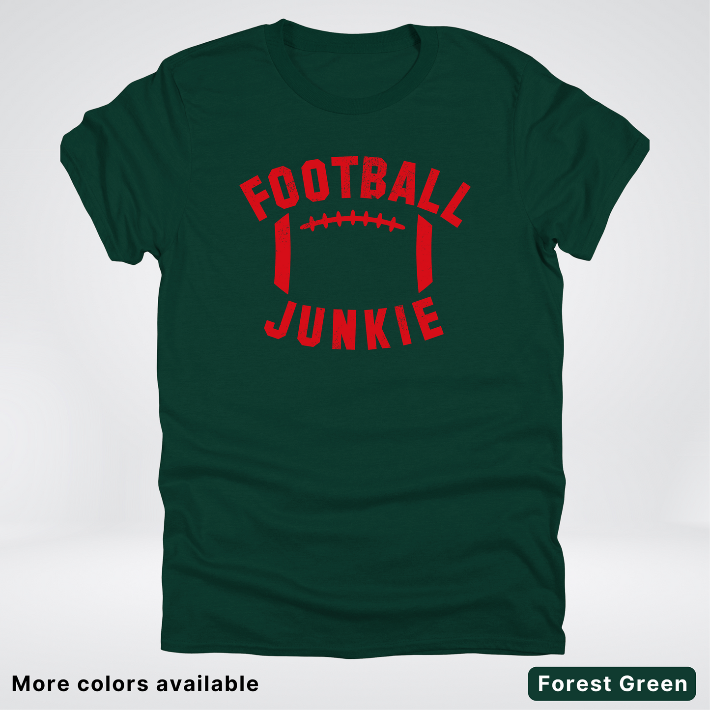 Football Junkie – Red Design - T-Shirt