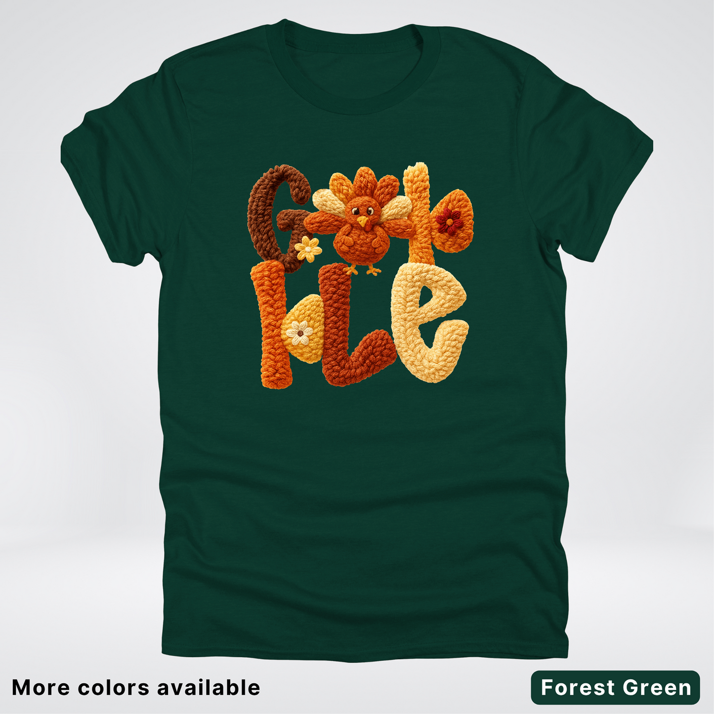 Gobble Crochet Turkey - T-Shirts