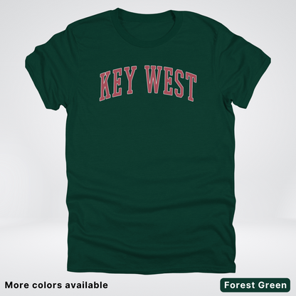 Key West Destination - Red Design - T-Shirt