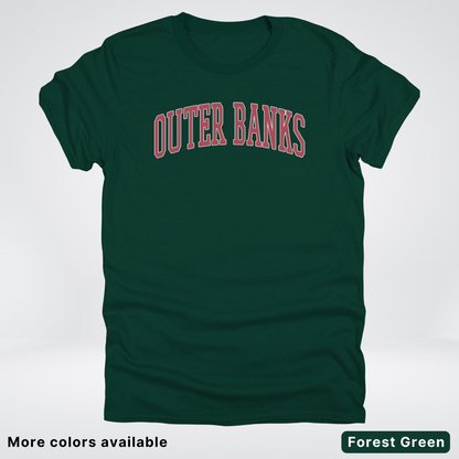 Outer Banks Destination - Red Design - T-Shirt