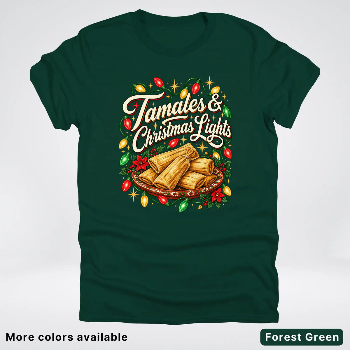 Tamales & Christmas Lights T-Shirt