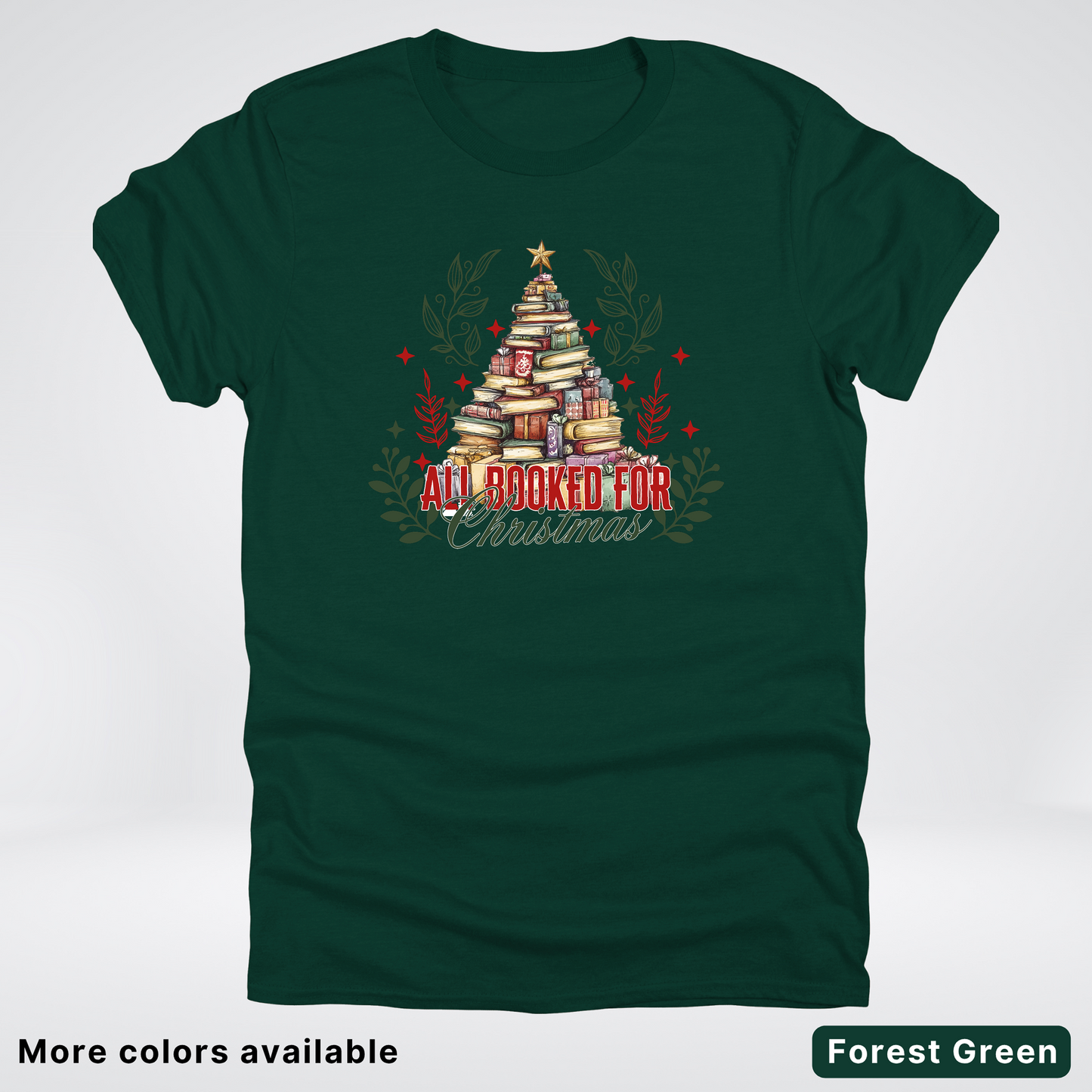 All Booked For Christmas - T-Shirt
