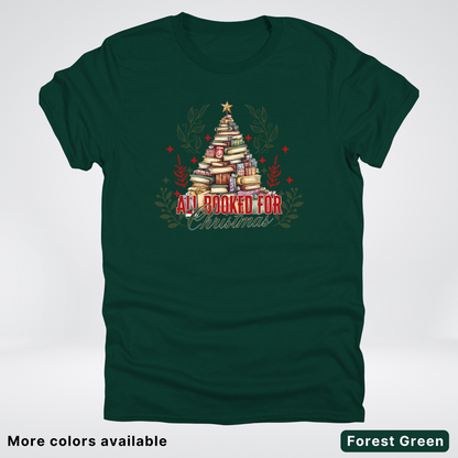 All Booked For Christmas - T-Shirt