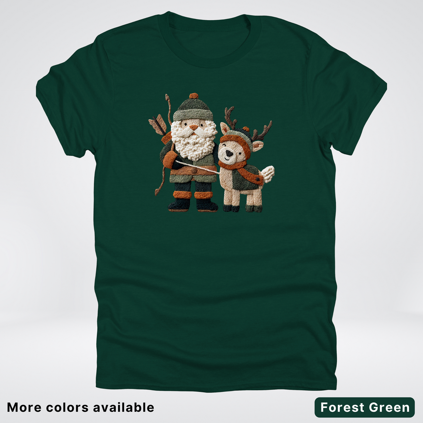 Hook Yard Faux Woodland Christmas Duo - T-Shirt