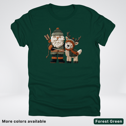 Hook Yard Faux Woodland Christmas Duo - T-Shirt