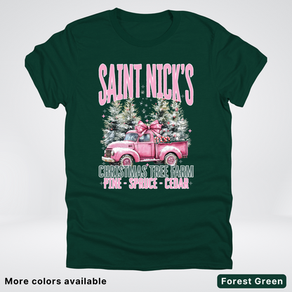 Saint Nick's Christmas Tree Farm - T-Shirt