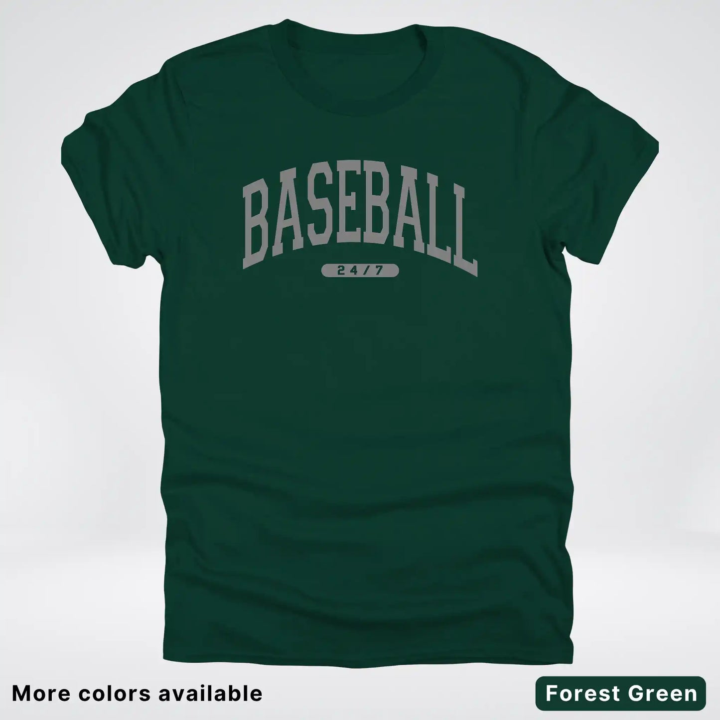 Baseball 24/7 – Gray Design - T-Shirt
