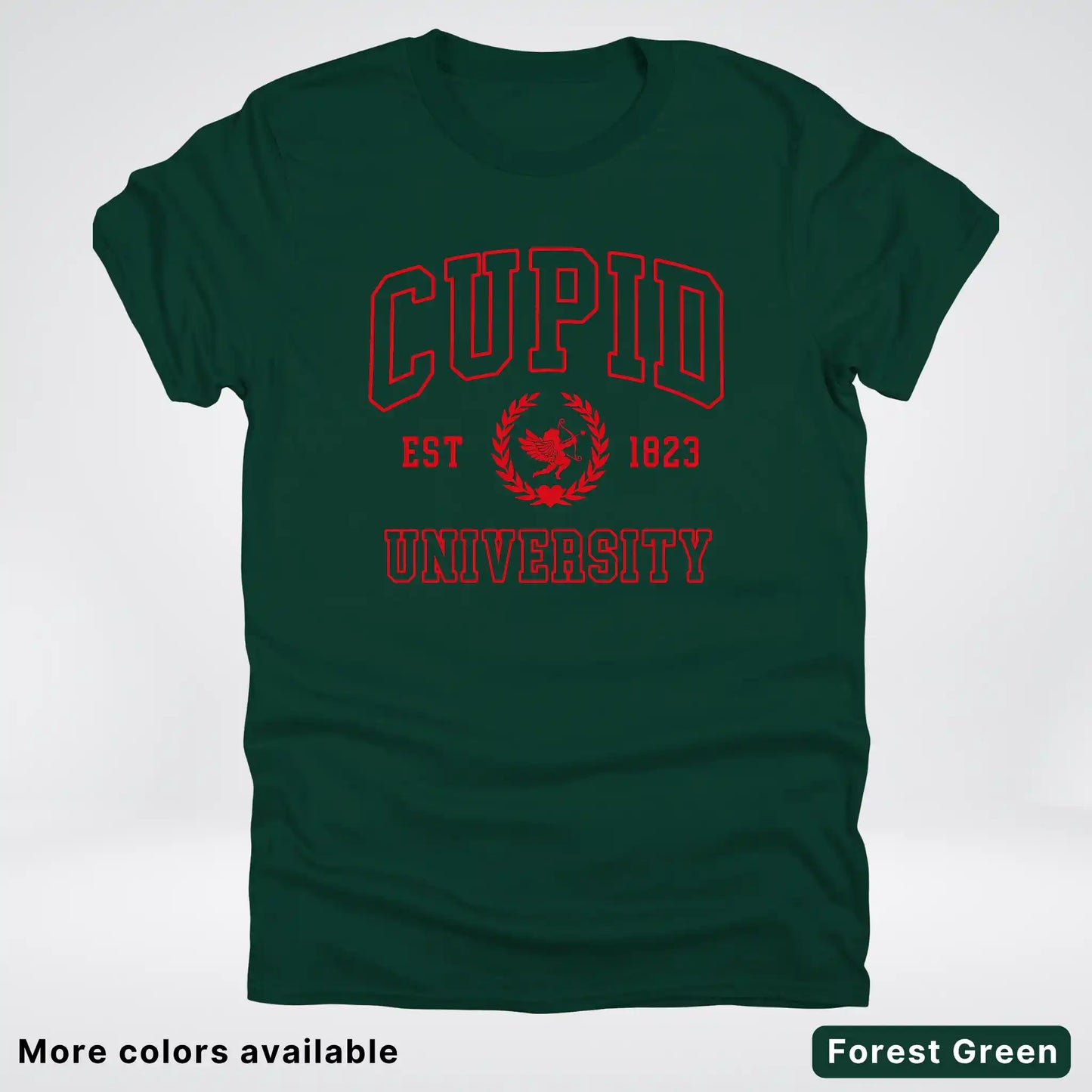 Cupid University Est 1823 - Red Design - T-Shirt