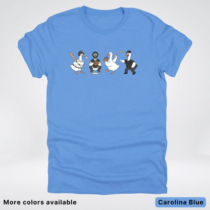 Baseball Goose Squad – Funny Baseball Goose Graphic T-Shirt