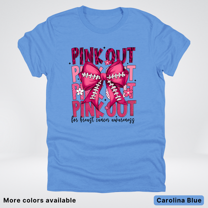 Coquette Football Laced Pink Out - T-Shirt