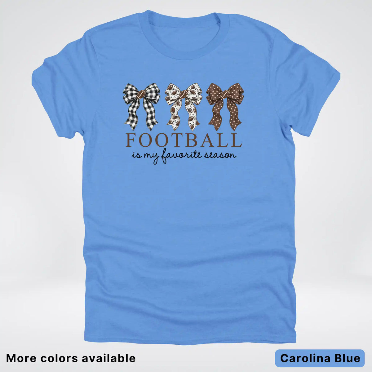 Football Is My Favorite Season – Game Day Bow T-Shirt
