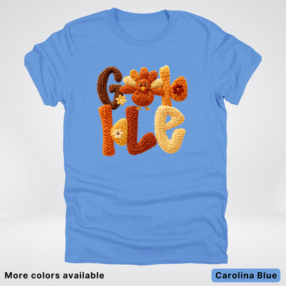 Gobble Crochet Turkey - T-Shirts