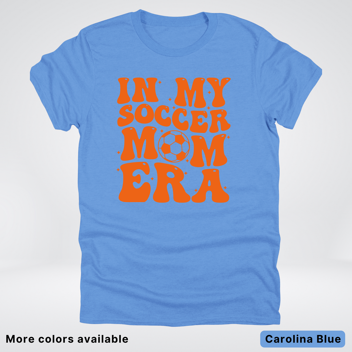 In My Soccer Mom Era – Orange Design - T-Shirt