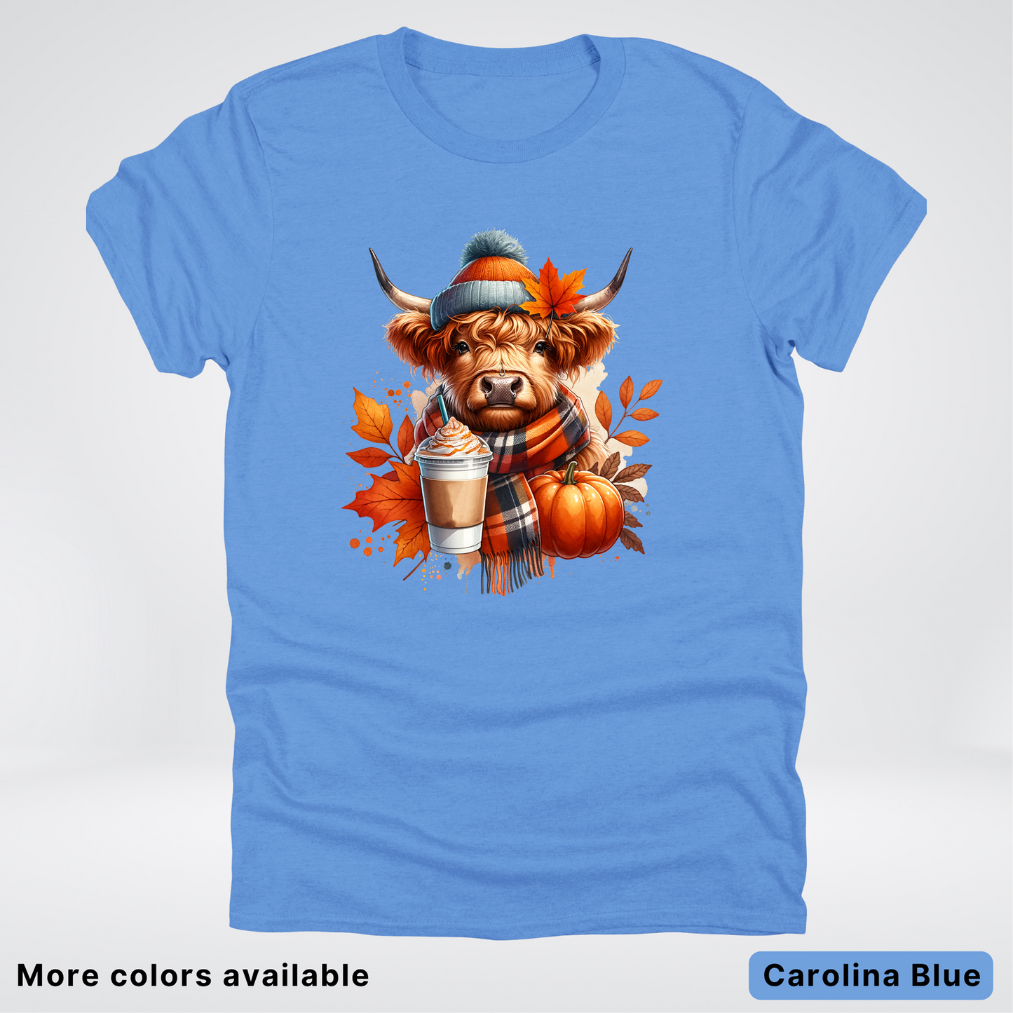 Fall Cow Cold Brew Coffee Pumpkin - T-Shirt