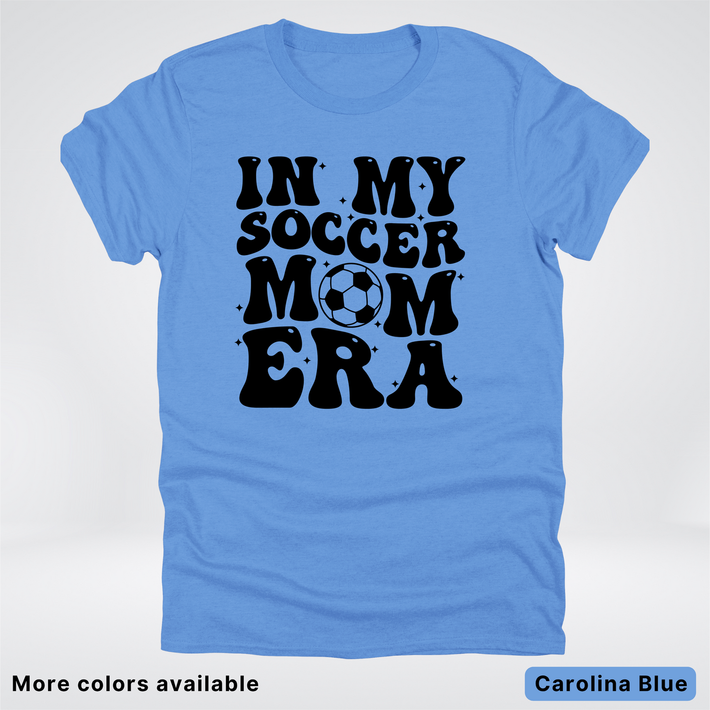 In My Soccer Mom Era – Black Design - T-Shirt