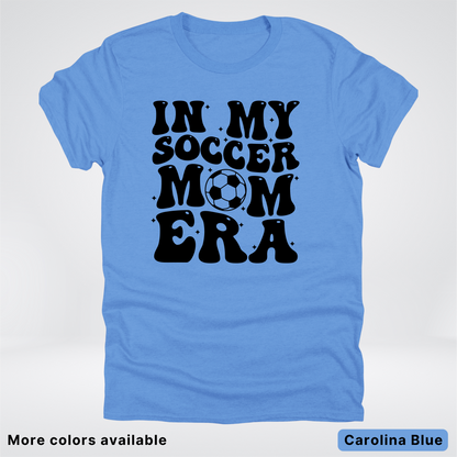 In My Soccer Mom Era – Black Design - T-Shirt
