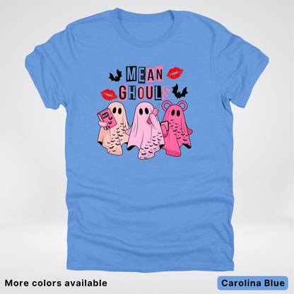 Mean Ghouls Pink Ghosts - T-Shirt