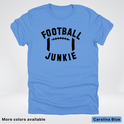 Football Junkie – Black Design - T-Shirt