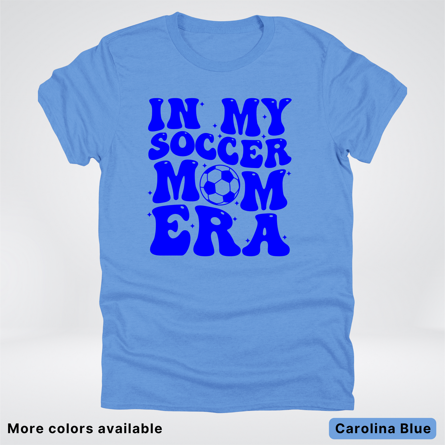 In My Soccer Mom Era – Blue Design - T-Shirt