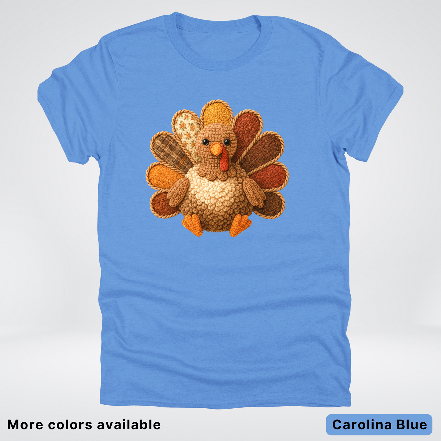 Turkey Crochet Thanksgiving Fall - T-Shirts