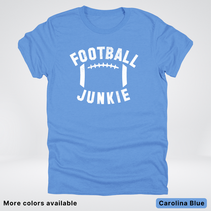Football Junkie – White Design - T-Shirt
