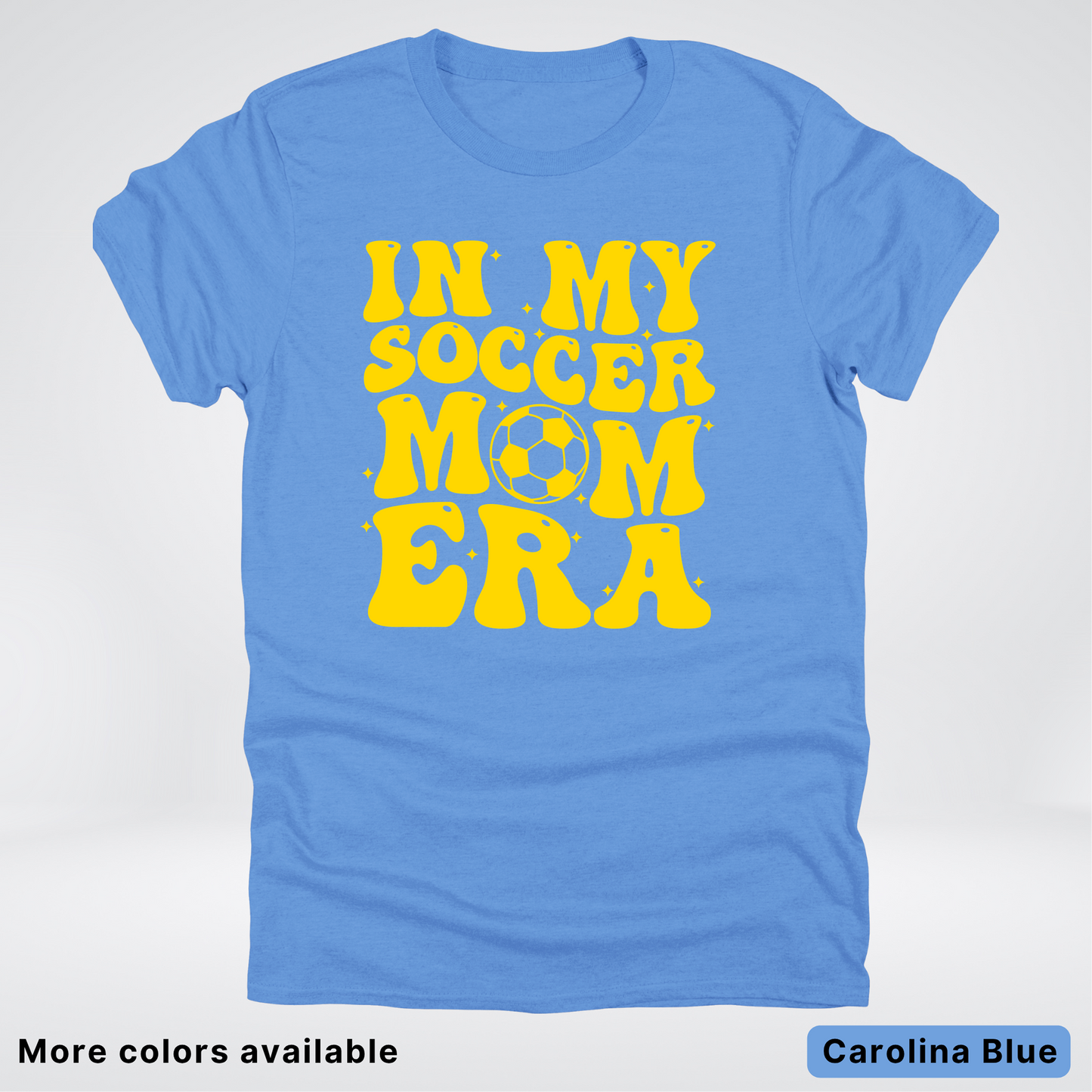 In My Soccer Mom Era – Gold Design - T-Shirt