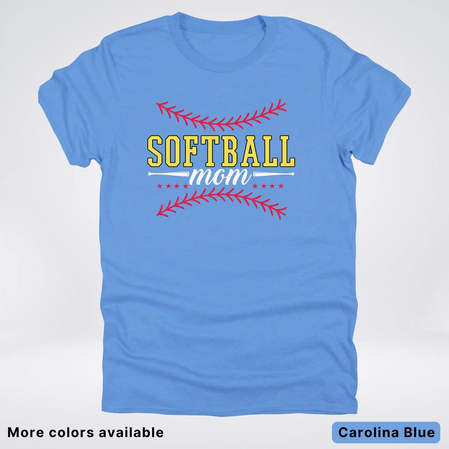 Softball Mom - White Design - T-Shirt