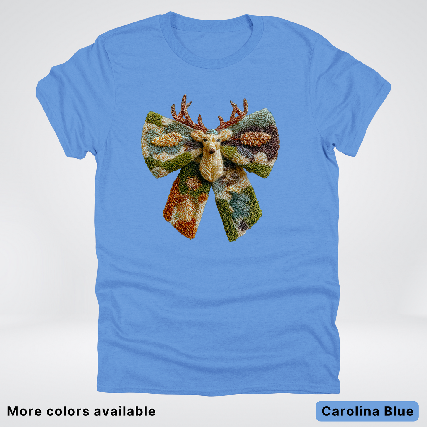 Neutral Woodland Bow Hook Yard Faux - T-Shirt