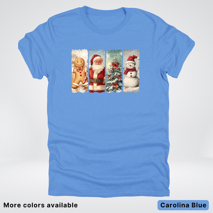Vintage Christmas Quartet - T-Shirt