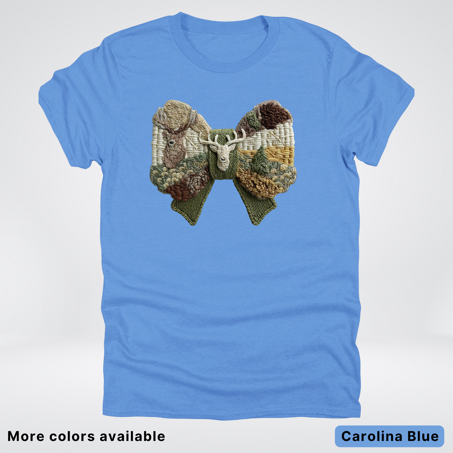 Rocking Horse Holiday Bow – Hook Yard Faux Look - T-Shirt
