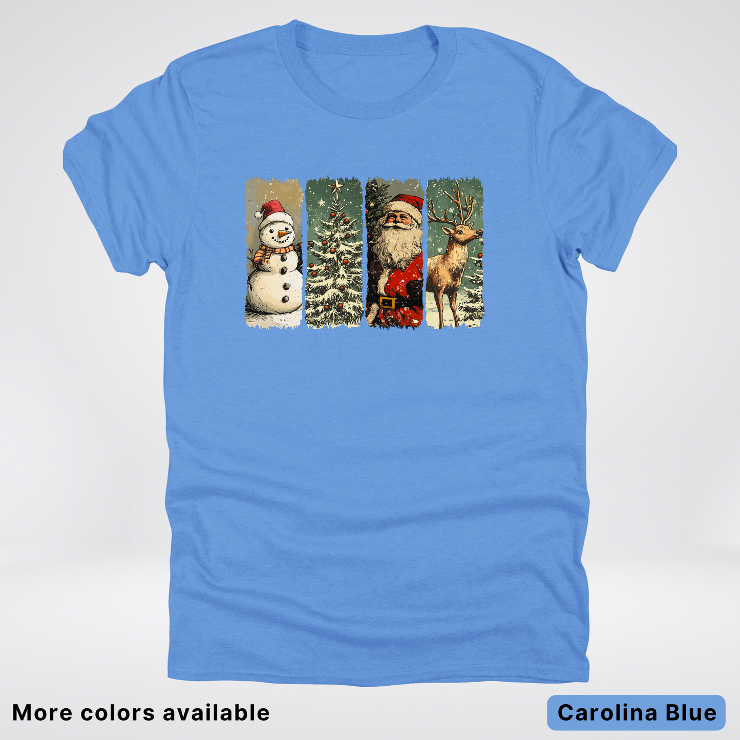 Classic Christmas Strip Art - T-Shirt