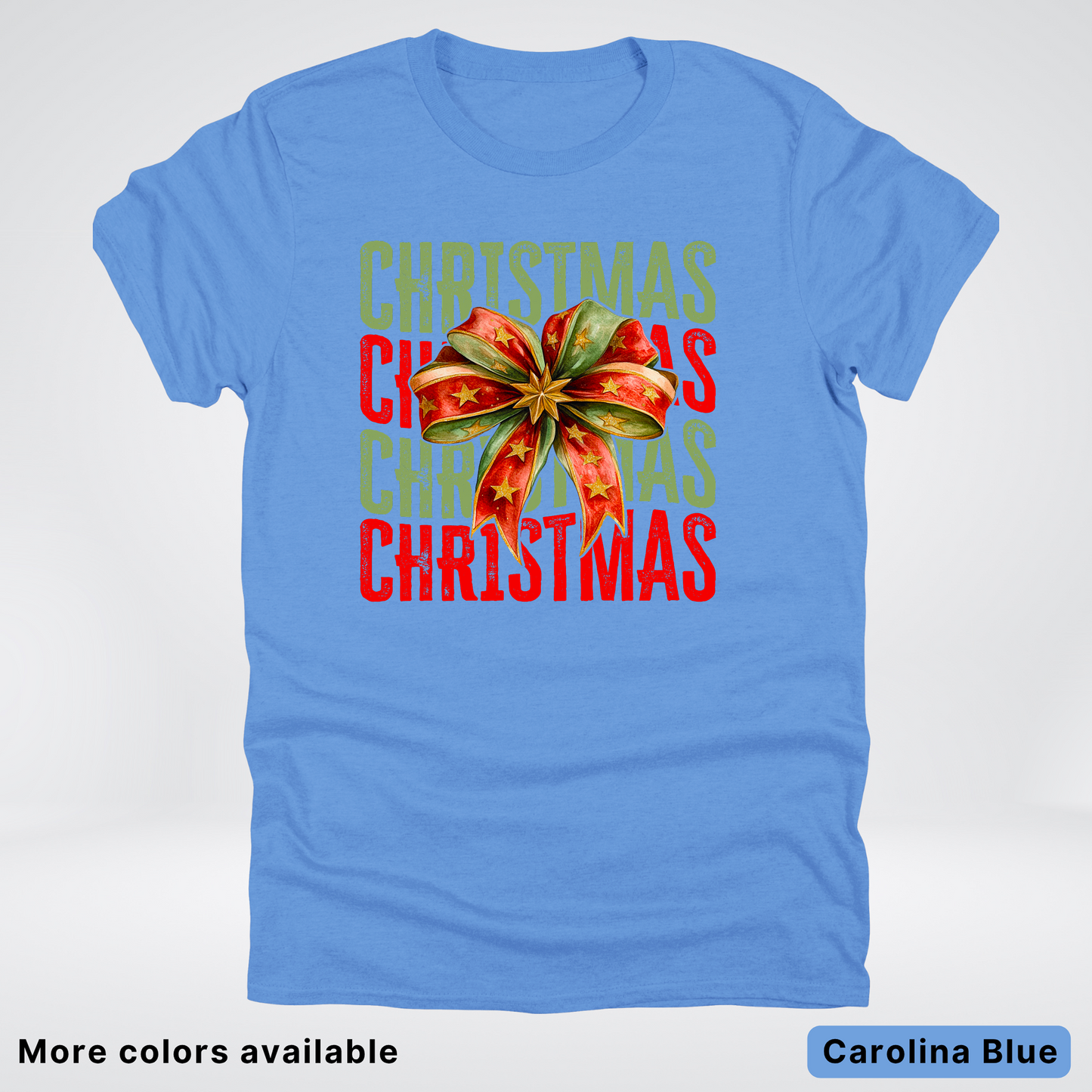 Christmas Star Bow - T-Shirt