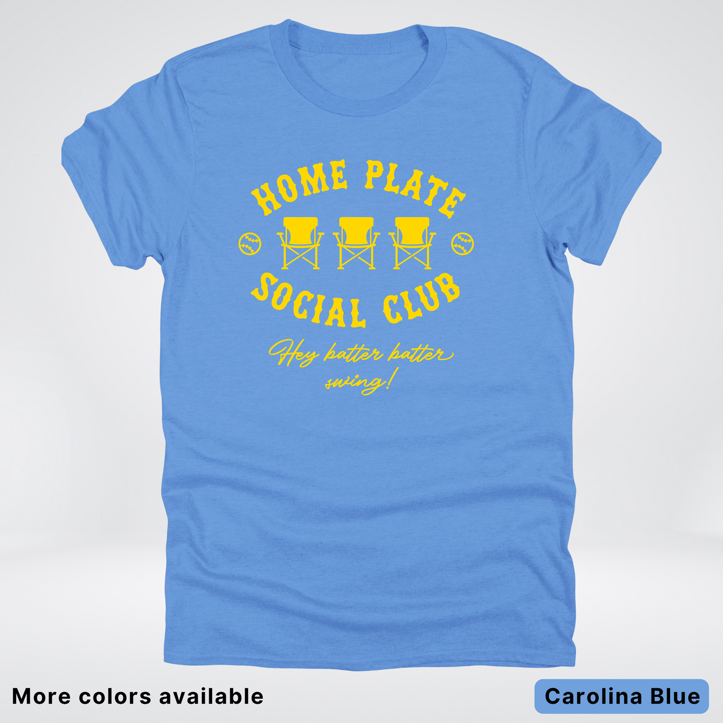 Home Plate Social Club – Gold Design - T-Shirt
