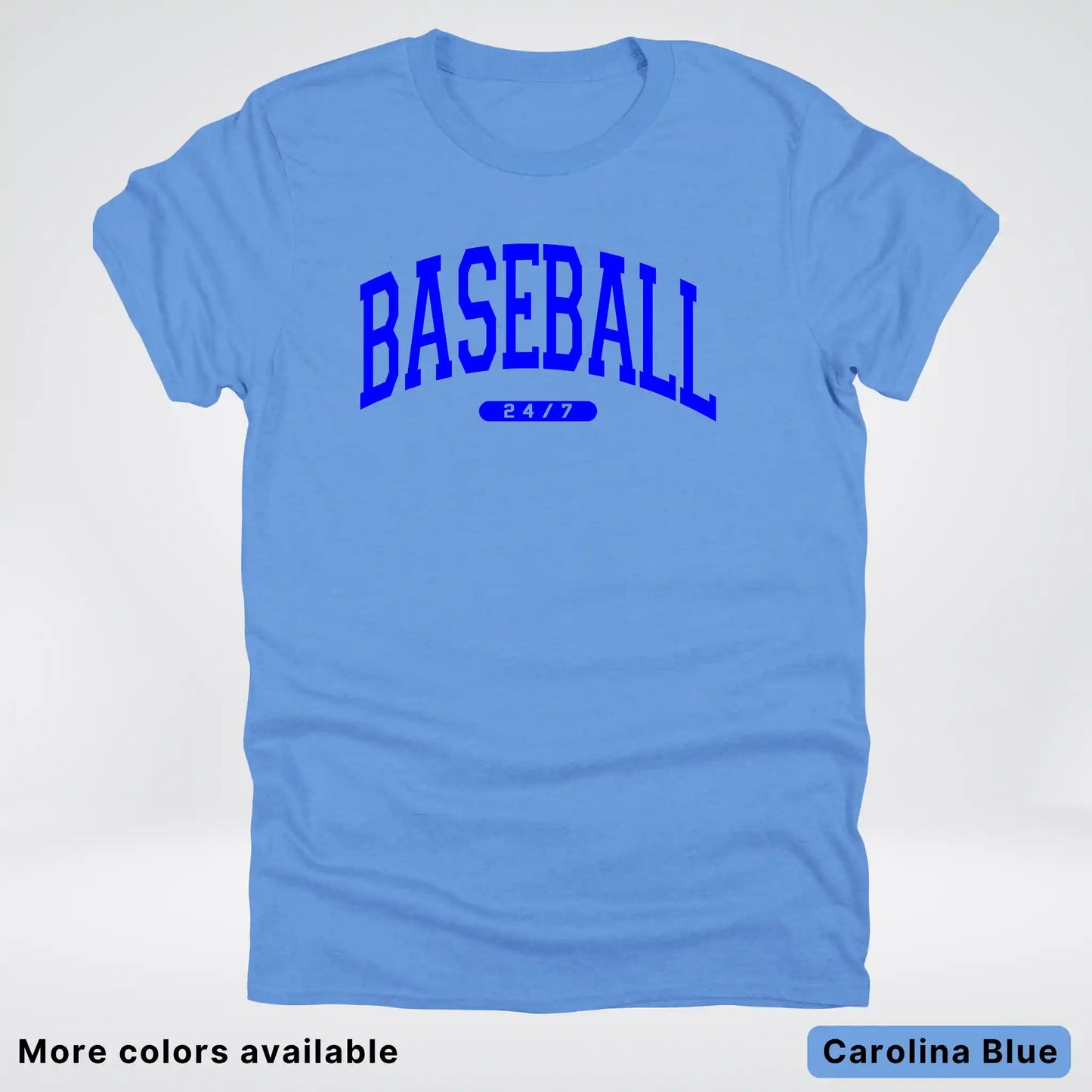 Baseball 24/7 – Blue Design - T-Shirt