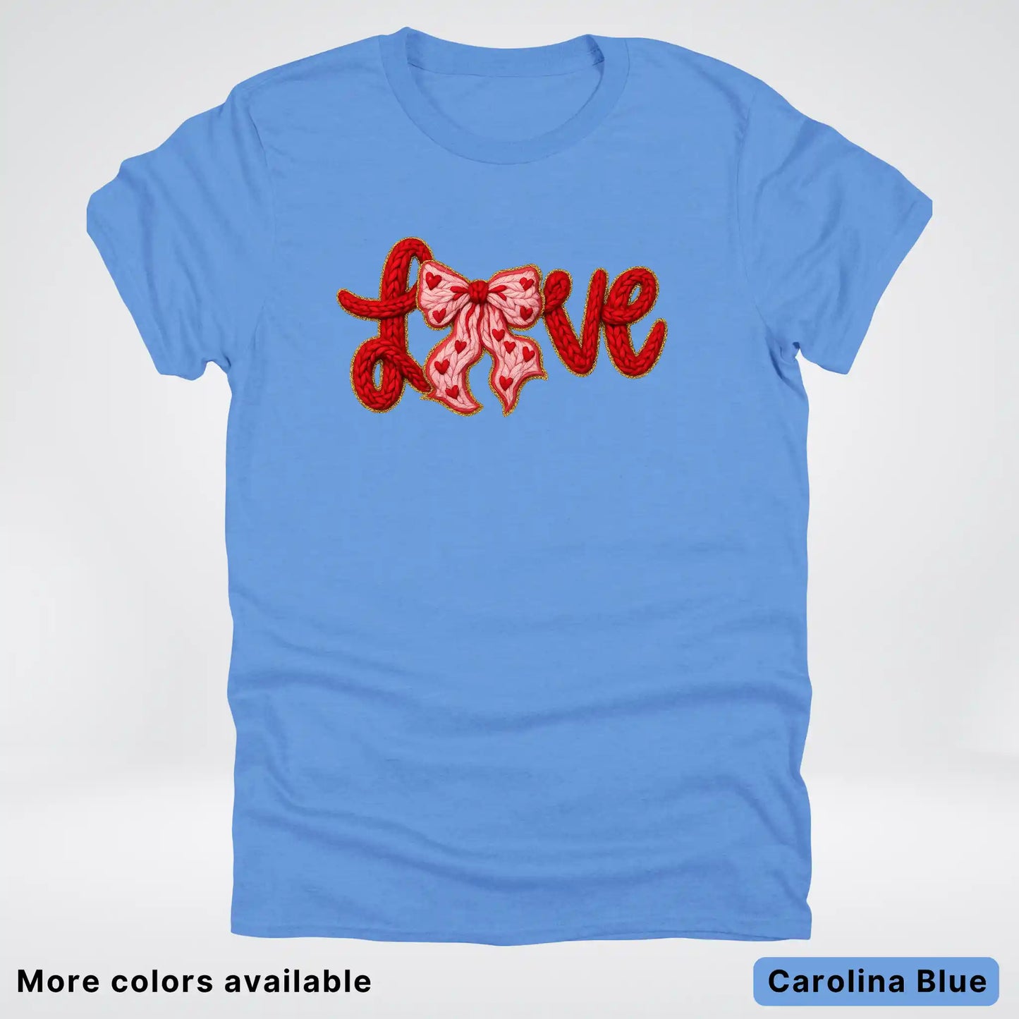 Love Bow Hook Yard Faux - T-Shirt