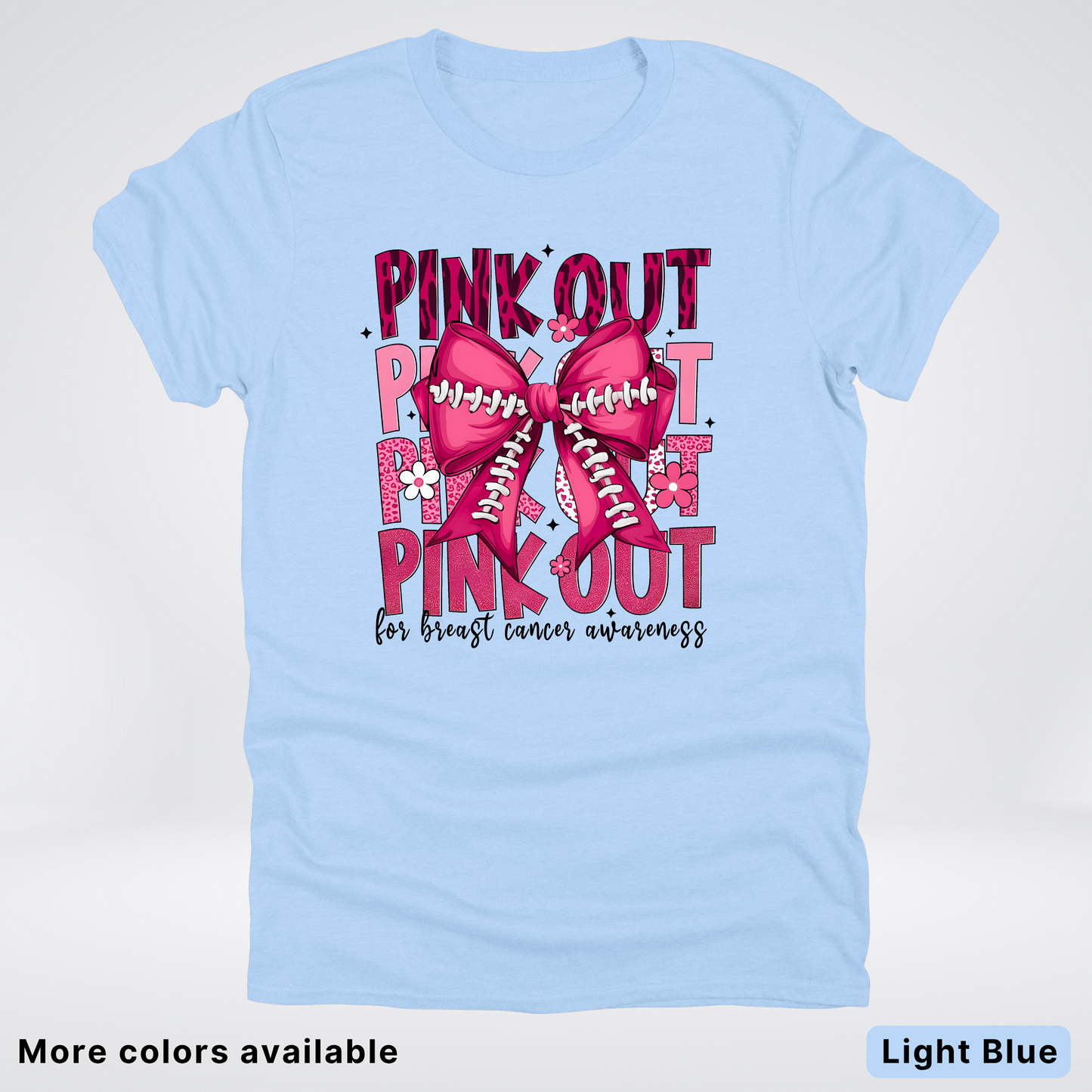 Coquette Football Laced Pink Out - T-Shirt