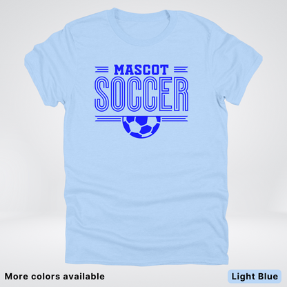 Custom Mascot – Blue Design 16 - Soccer T-Shirt