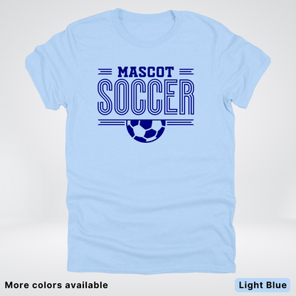 Custom Mascot – Navy Design 22 - Soccer T-Shirt