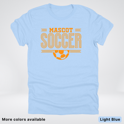 Custom Mascot – Orange Design 20 - Soccer T-Shirt