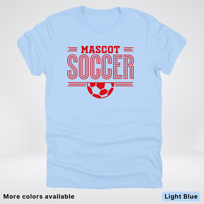 Custom Mascot – Red Design 18 - Soccer T-Shirt