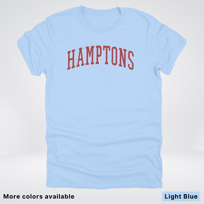 Hamptons Destination - Red Design - T-Shirt