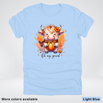 Oh My Gourd Small Cow Calf Pumpkin - T-Shirt